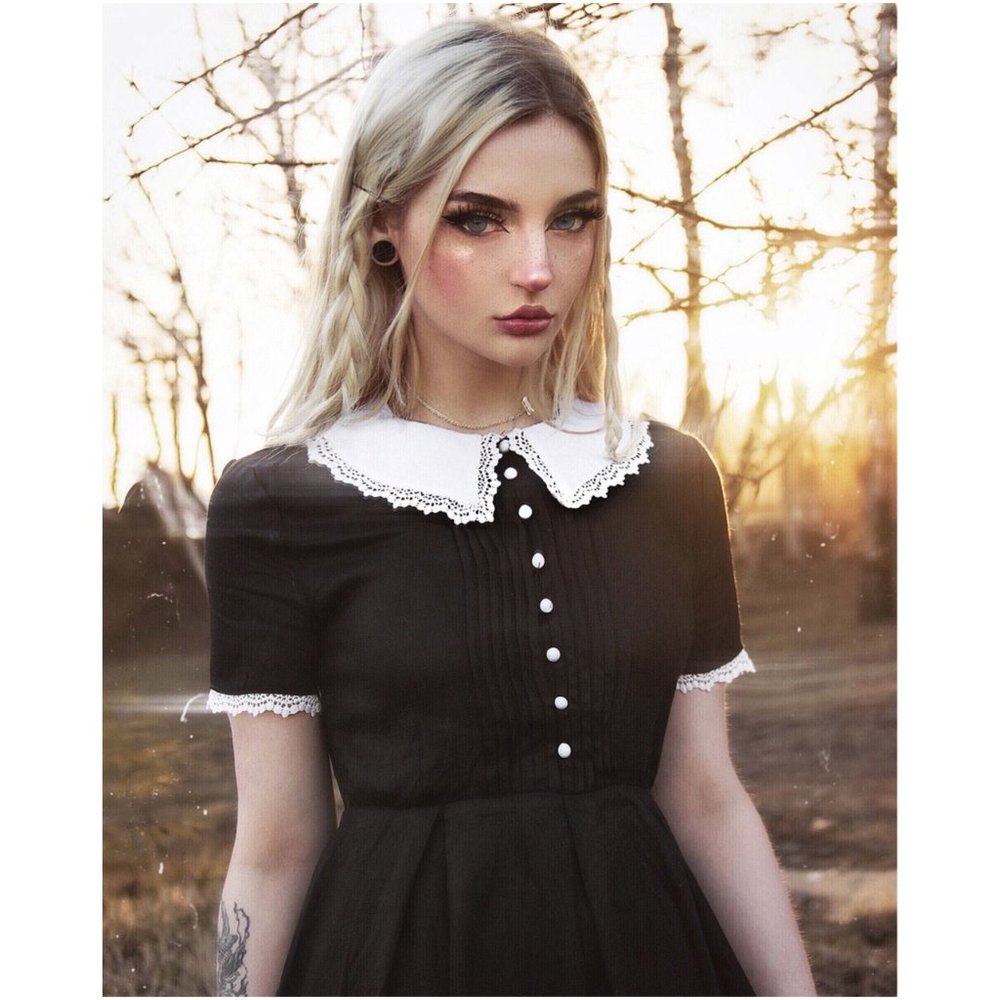 DISTURBIA Sabbath midi dress